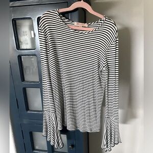 Casual couture long sleeve top